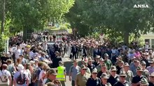 Meloni sfila al Raduno degli Alpini del Triveneto a Gemona del Friuli