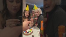 Soldado le da una sorpresa increíble a su abuelita por sus 80 años 🥹