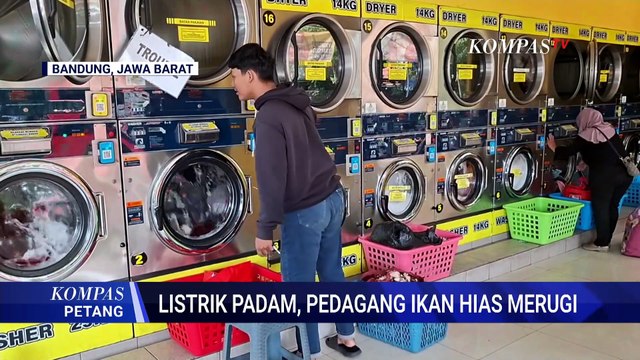 Cerita Usaha Laundry di Semarang Terdampak Pemadaman Listrik, Omzet Menurun | KOMPAS PETANG