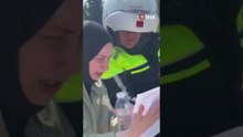Şahin timleri sınava 1 dakika kala genç kızı yetiştirdi