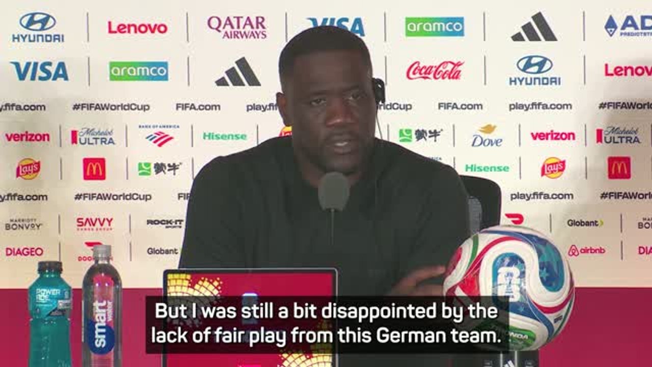 Ivory Coast boss calls out Germany for 'lack of fair play'
