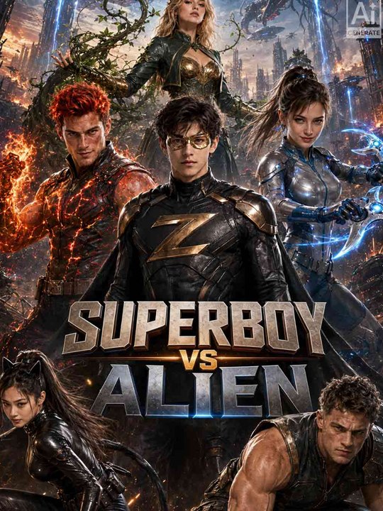 Superboy vs. Alien #englishsub #watchfull⚡️🍿⚡️