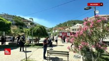 Balıkesir'deki orman yangınına havadan ve karadan müdahale ediliyor