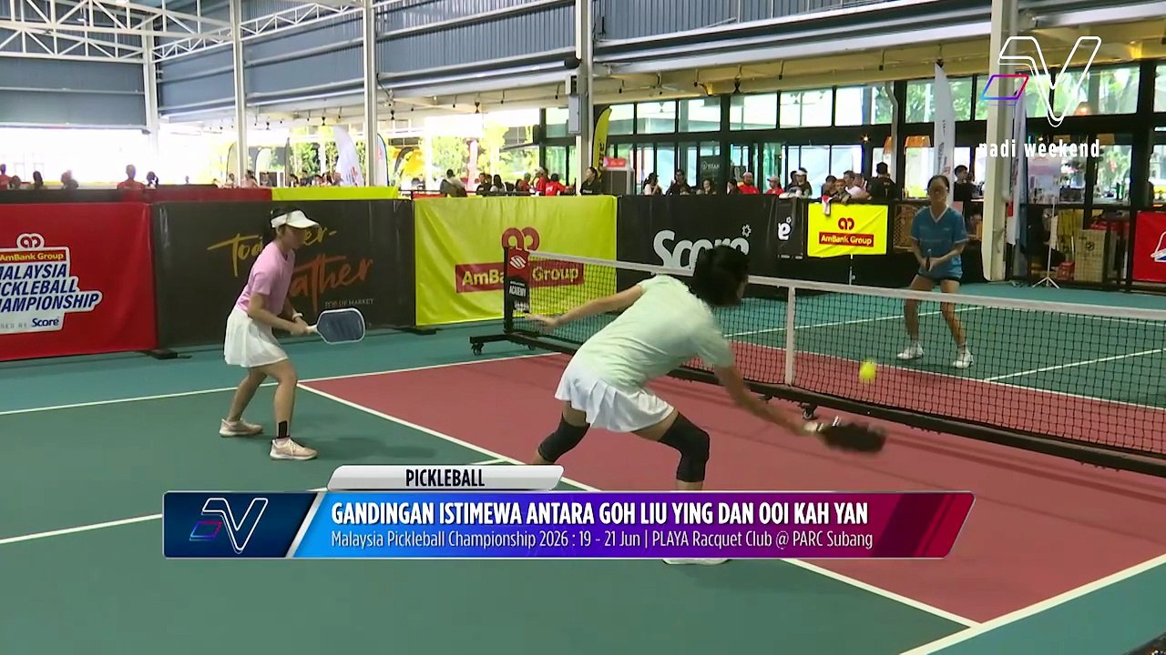 Bekas pemain badminton negara, Goh Liu Ying bergandingan dengan pemain skuasy negara, Ooi Kah Yan di Malaysia Pickleball Championship 2026