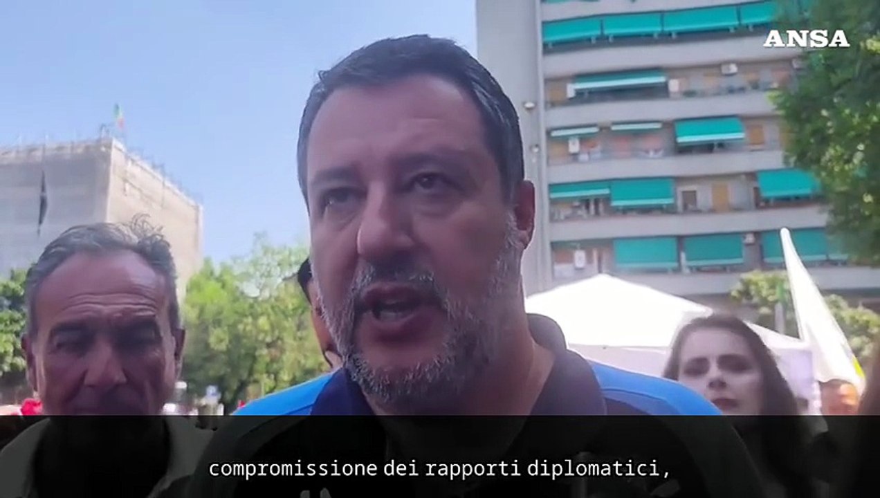 Salvini: "Attacchi personali non devono sfociare nella compromissione dei rapporti diplomatici"