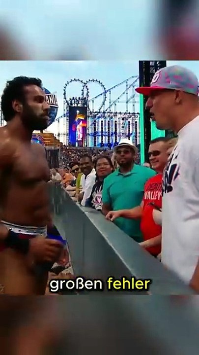 Der Wrestler wusste nicht, wen er provoziert hat