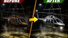 😲 This Rusty Helicopter Disappeared Under Acid… Look What  Came Out! 🚁