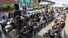 고 이채원양 49재 추모식 엄수...명예소방관증·소방복 수여 / YTN