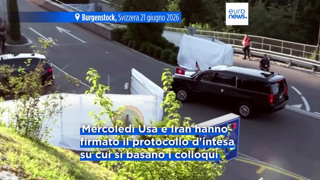 Delegazioni di Usa e Iran in Svizzera per colloqui su accordo di pace finale: in corso i negoziati