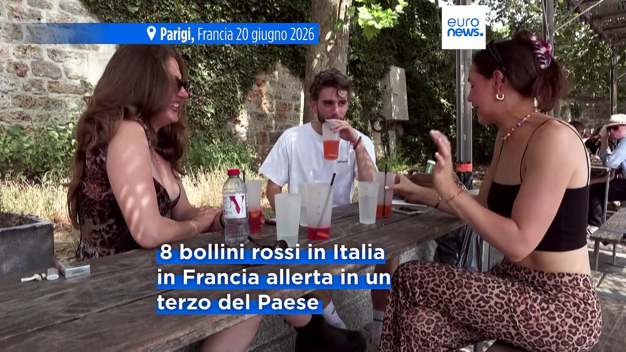 Ondata di caldo in gran parte d’Europa, la Francia limita la vendita di alcol