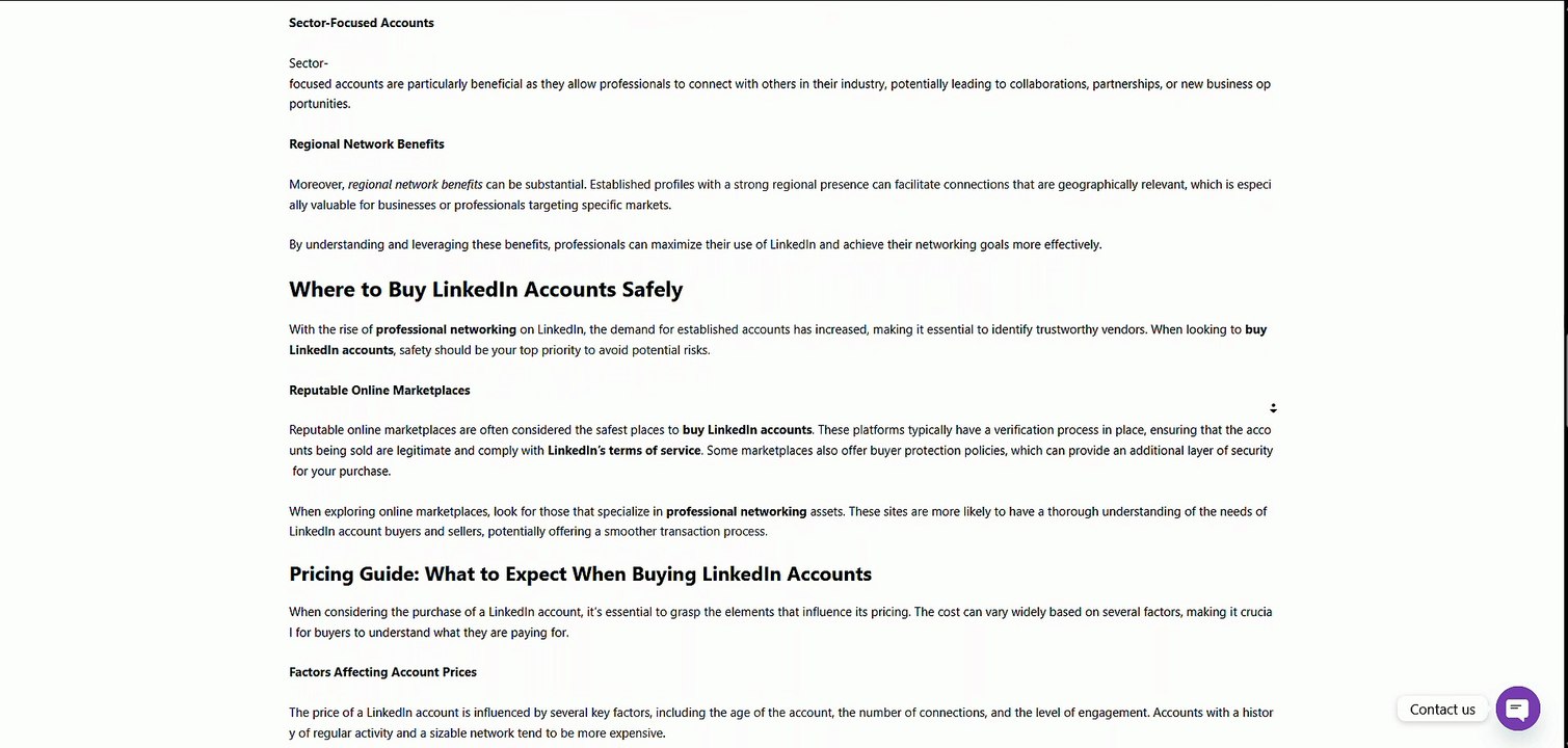 How to Buy LinkedIn Accounts in 2025: Verified, Aged, and ...