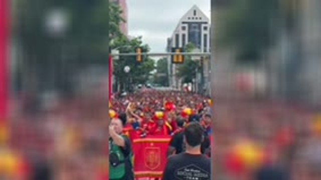 Espagne - Ambiance de feu avant le match de la Roja