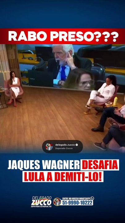 Jacques Wagner desafia Lula a demiti-lo