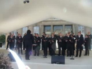 Le Choeur de l'armée française à l'Elysée.