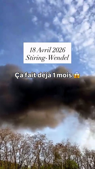Ça fait déjà 1 mois 😱 #incendie #stiringwendel #moselle #lorraine.mp4
