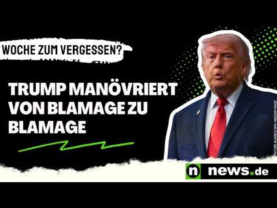 Donald Trump: Eine Woche zum Vergessen? Trump manövriert von Blamage zu Blamage