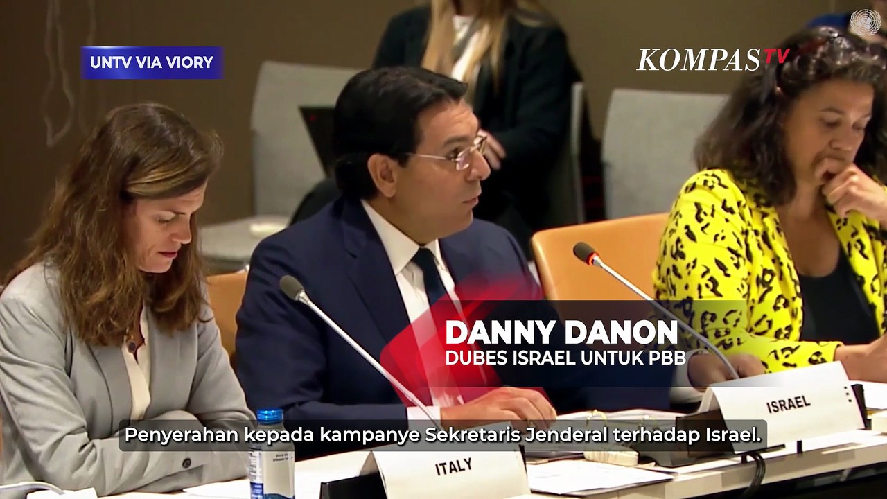 Sidang PBB Memanas! Dubes Israel Bikin Geger Adu Mulut: Anda Harus Diam