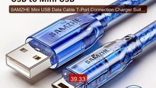 SAMZHE Mini USB Data Cable T-Port Connection Charger Suitable ... -- Best Buy 2026 | Great Quality!