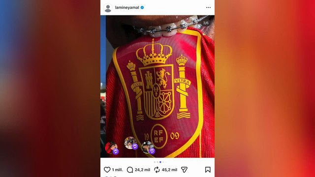 Lamine publica en sus redes el cántico que le ha hecho la afición de Arabia