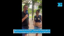 EL DIA EN DALLAS | “Nos conecta el Pincha”: es de Vicente López, heredó el amor por Estudiantes y celebra el Día del Padre en el Mundial