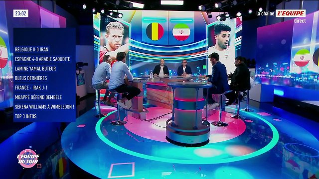 Accrochée par une tenace équipe d'Iran, la Belgique se complique la vie dans la course aux 16es de finale de la Coupe du monde - Foot - Coupe du monde