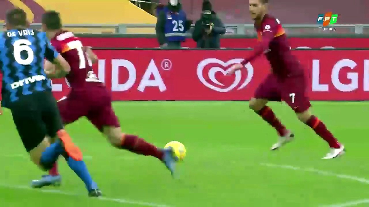 Roma 2-2 Inter Milan - Goals and Highlights (11/1/2021) | Truyền Hình FPT Play