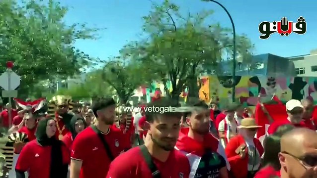«منتخبنا مافيش زيه».. جماهير مصر تشعل شوارع كندا قبل مواجهة نيوزيلندا في كأس العالم
