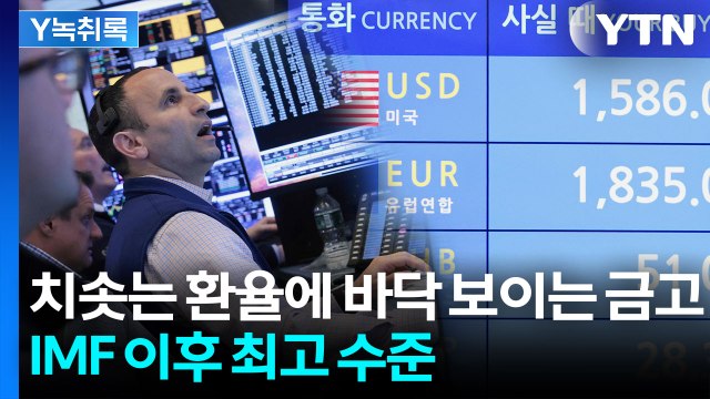 외환위기 이후 최고 수준...역대급 환율에 커지는 금융시장 경고음 [굿모닝경제] / YTN