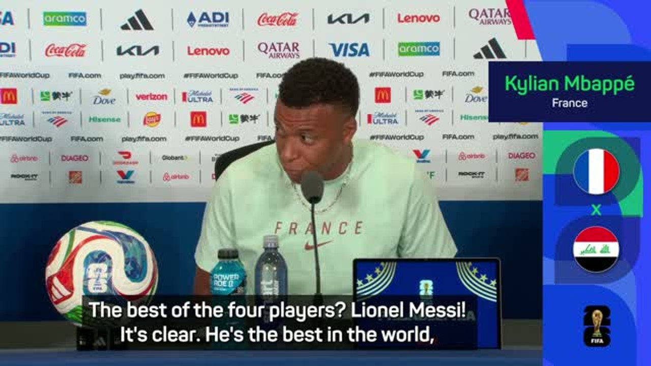 Who's the best? Mbappe is 100 per cent sure it's Messi