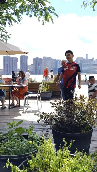 Nelson Wang enjoys a pleasant Sunday afternoon at Hurter’s Point South Park, June 21, 2026