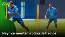 Neymar treina em Nova Jersey antes da estreia na Copa contra a Escócia