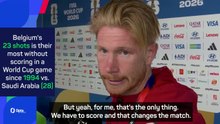 Belgium blew it by not taking chances - De Bruyne