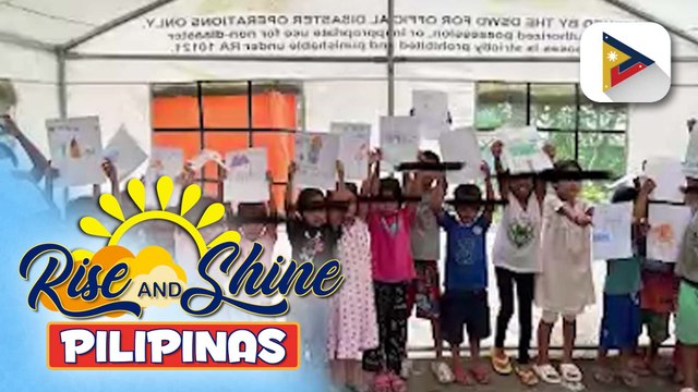 DSWD-12 at DSWD-MIMAROPA, magkatuwang na nagbigay ng psychosocial support sa mga batang naapektuhan ng lindol sa Mindanao | ulat ni Floyd Brenz