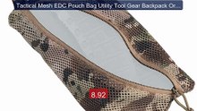 Tactical Mesh EDC Pouch Bag Utility Tool Gear Backpack Organiz... -- Hot Deal 2026 | Limited Offer!