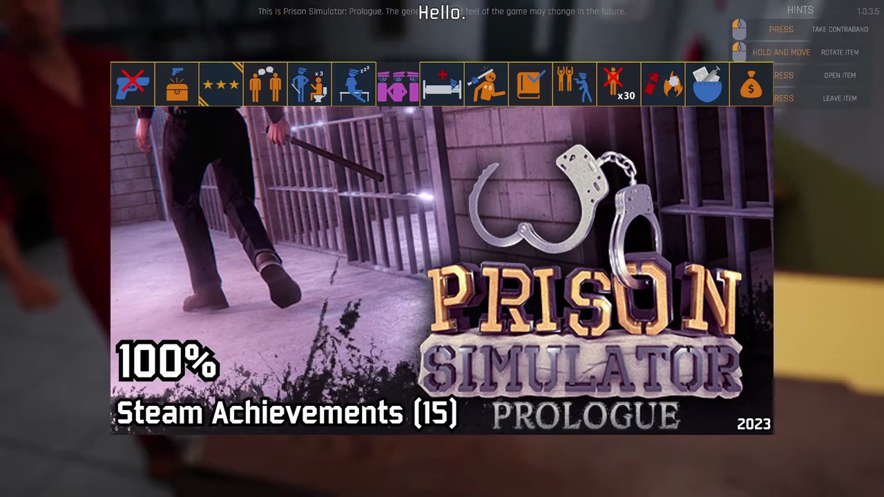 Prison Simulator: Prologue | Steam Achievements (15), 100%