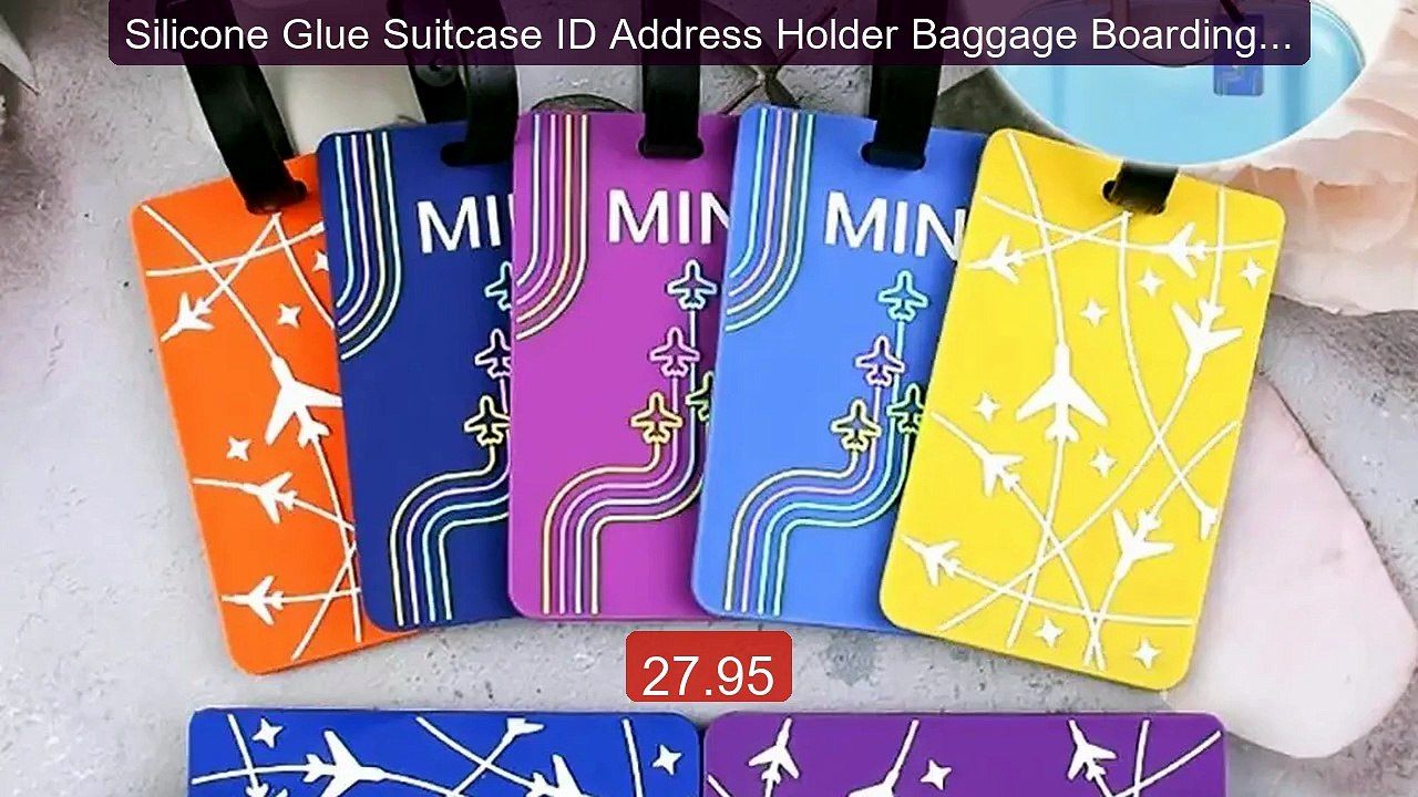 Silicone Glue Suitcase ID Address Holder Baggage Boarding Tag... -- Amazing Value 2026 | Must Have!