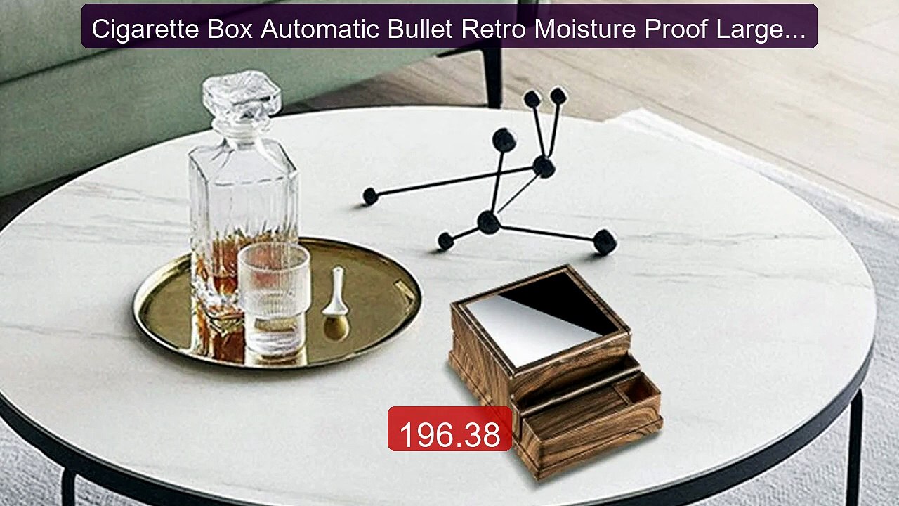 Cigarette Box Automatic Bullet Retro Moisture Proof Large Capacity... -- Best Deal 2026 | Shop Now!