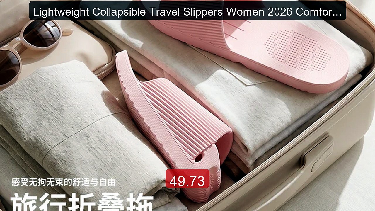 Lightweight Collapsible Travel Slippers Women 2026 Comforta... -- Top Pick 2026 | Unbeatable Price!