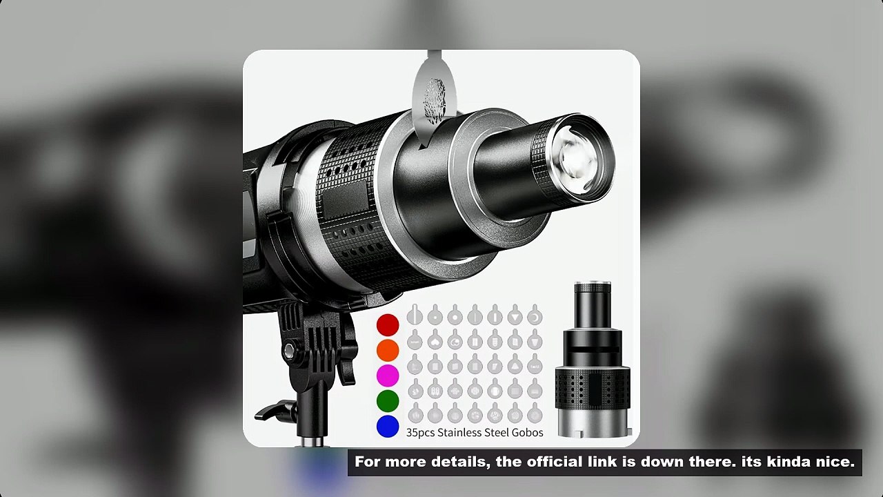 Bowens Mount Flash Snoot Conical Lens Video Artist Modelling Shape Photo Studio  Light Kit with Opti