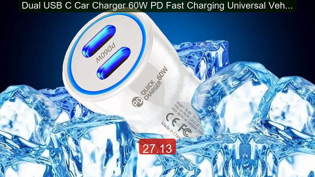 Dual USB C Car Charger 60W PD Fast Charging Universal Vehicle Power... Top Rated 2026 | Buy Now!