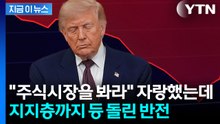 트럼프, 자화자찬했는데 '민망'…최악의 조사 결과 등장 [지금이뉴스] / YTN