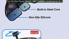 Car CD Slot Phone Mount - 360° Rotation, Universal for All Pho... -- Hot Deal 2026 | Limited Offer!