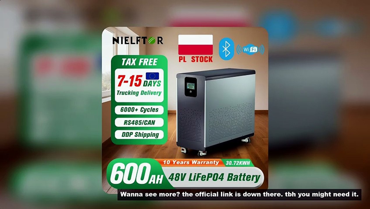 48V 600Ah LiFePO4 Lithium Battery Pack 30Kwh 100Ah 120Ah 200Ah 300Ah Built-in 200A BMS 6000+ Cycle F