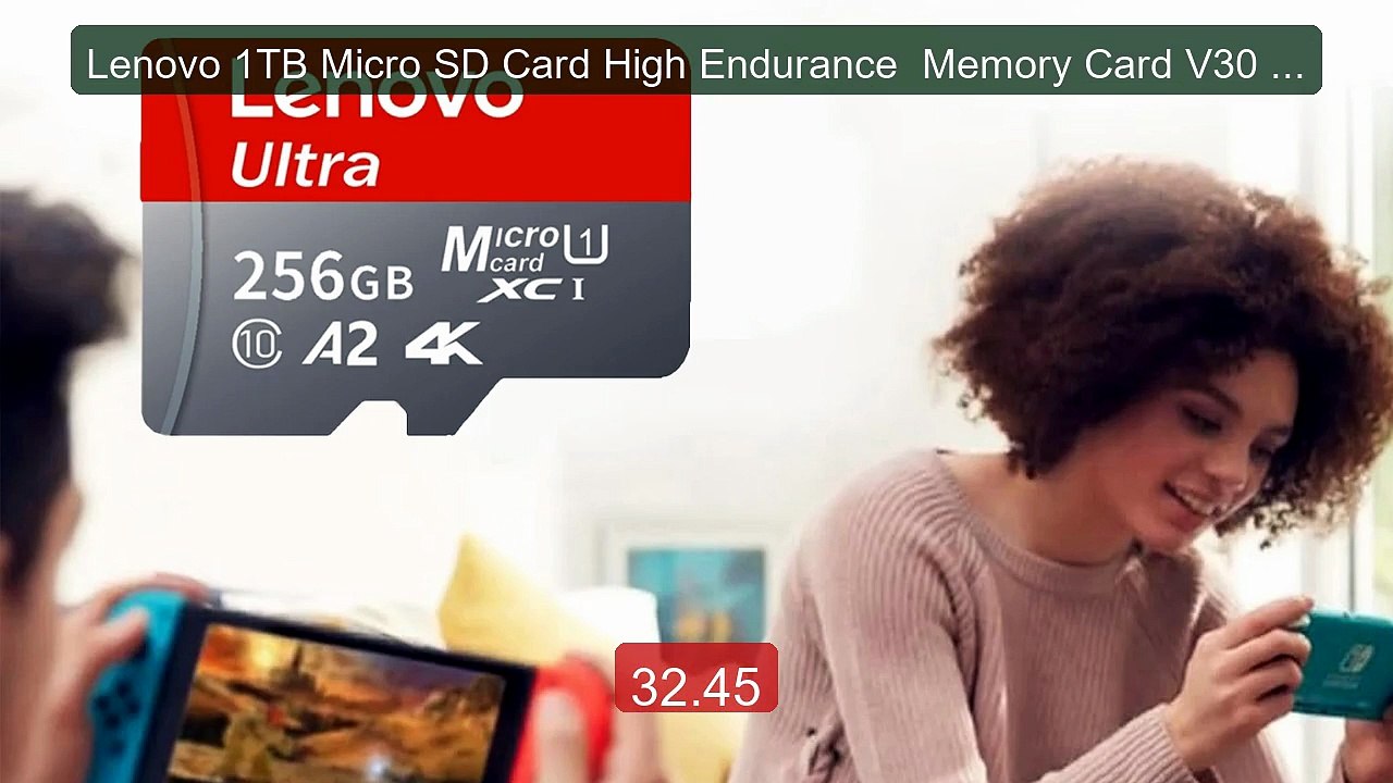 Lenovo 1TB Micro SD Card High Endurance  Memory Card V30 U3 4K... -- Best Buy 2026 | Great Quality!
