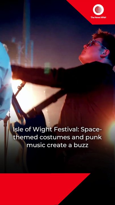 Space-themed costumes and punk music create a buzz