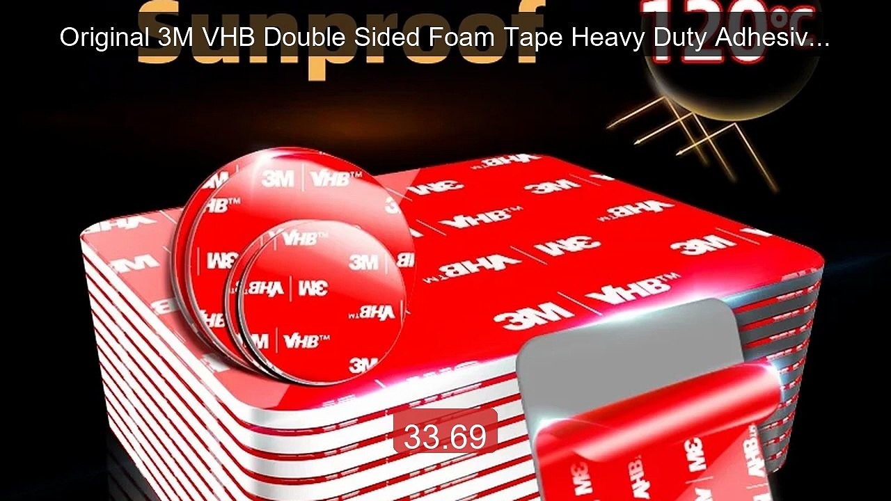 Original 3M VHB Double Sided Foam Tape Heavy Duty Adhesive Dash Ca... -- Best Deal 2026 | Shop Now!