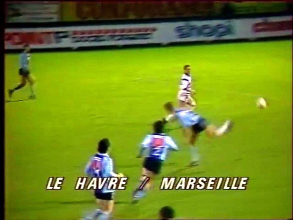 LE HAVRE - MARSEILLE - 1986 - SAISON 1986/1987 -