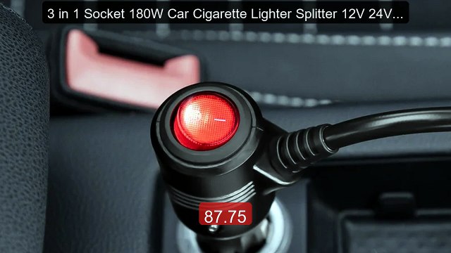 3 in 1 Socket 180W Car Cigarette Lighter Splitter 12V 24V Fast Char... Top Rated 2026 | Buy Now!