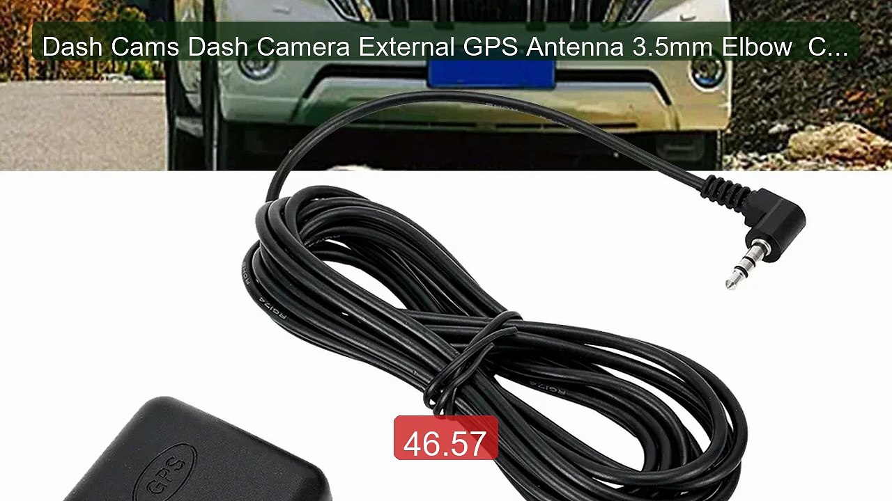 Dash Cams Dash Camera External GPS Antenna 3.5mm Elbow  Car Da... -- Best Buy 2026 | Great Quality!