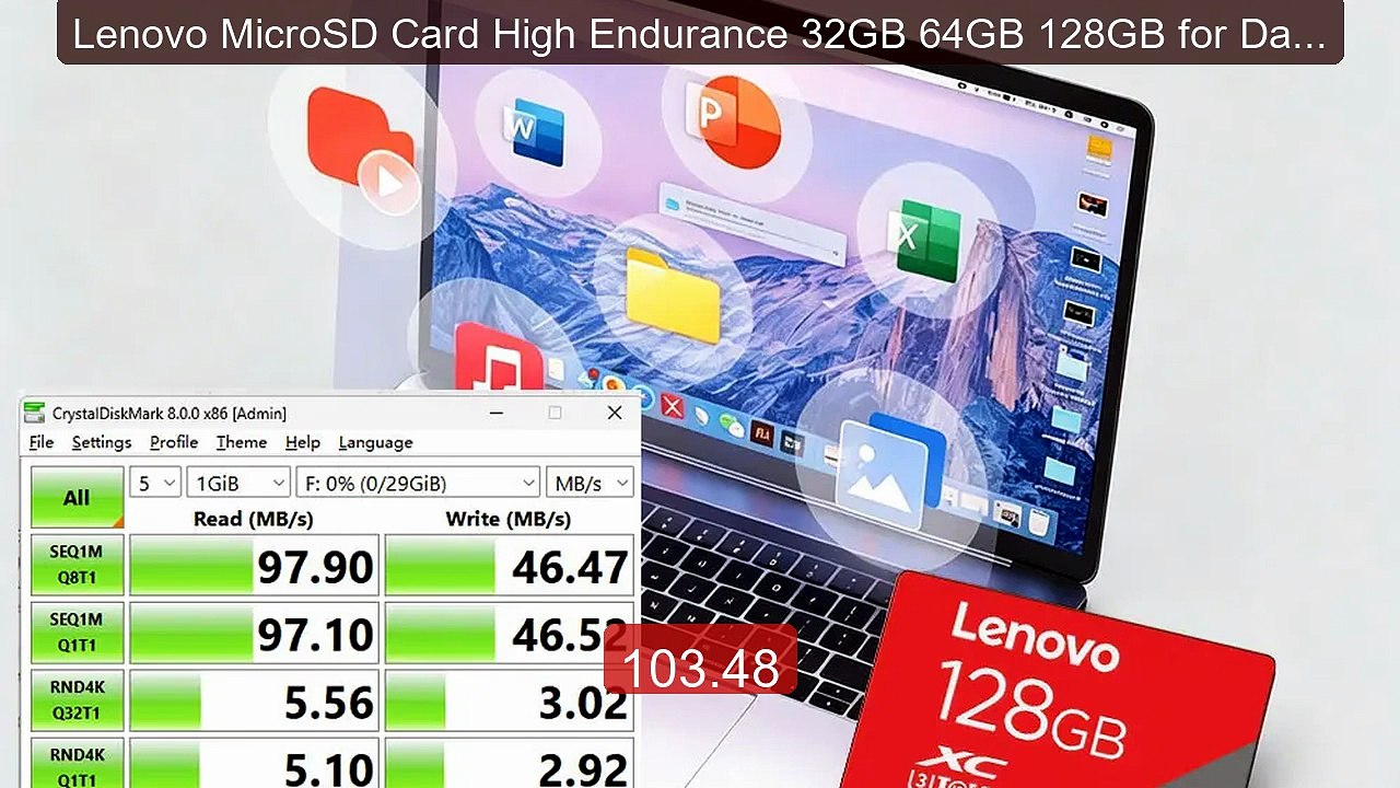 Lenovo MicroSD Card High Endurance 32GB 64GB 128GB for Dash... -- Top Pick 2026 | Unbeatable Price!